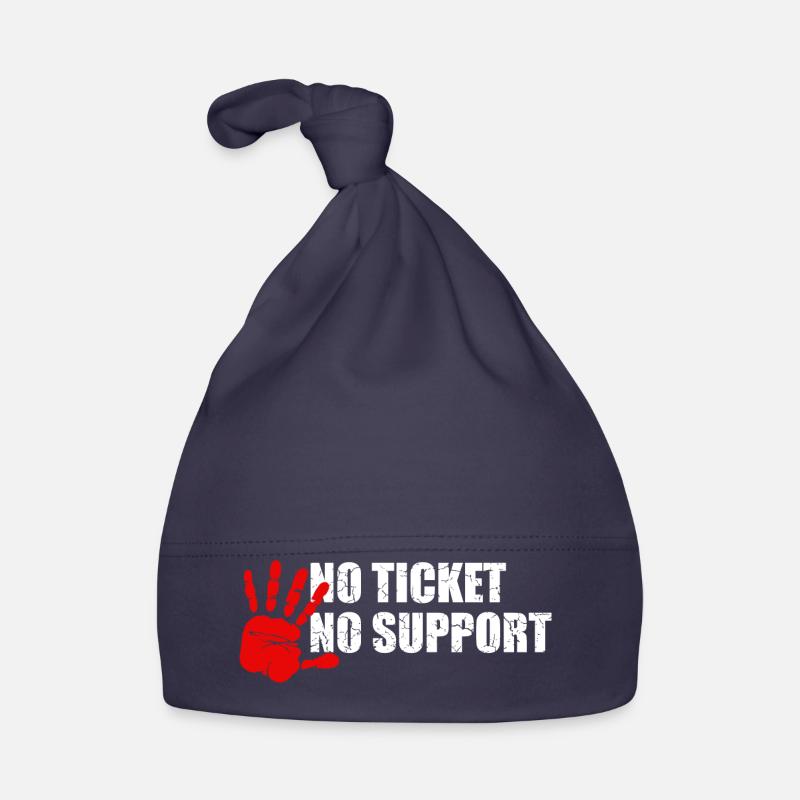 No Ticket No Support Informatik Admin Baby Bio-Mütze