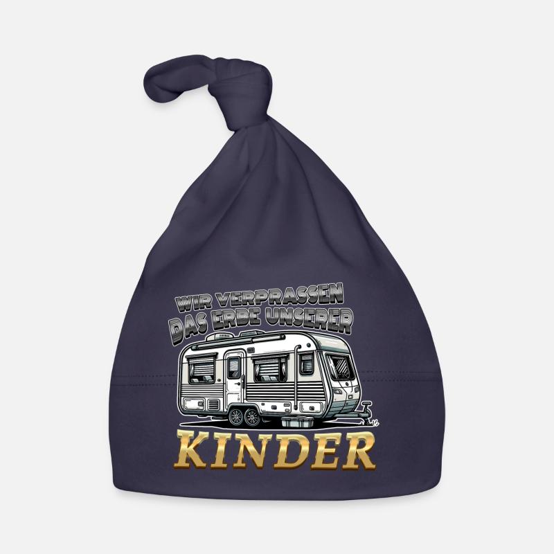 Das Erbe unserer Kinder Lustiger Spruch Wohnwagen Baby Bio-Mütze