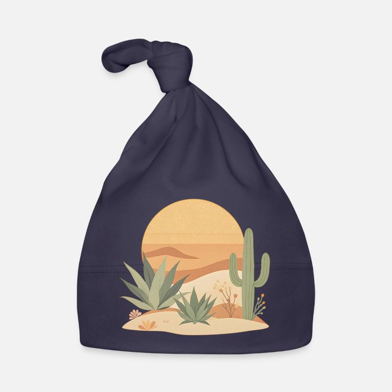 Cactus Boho Nature Bonnet bio Bébé