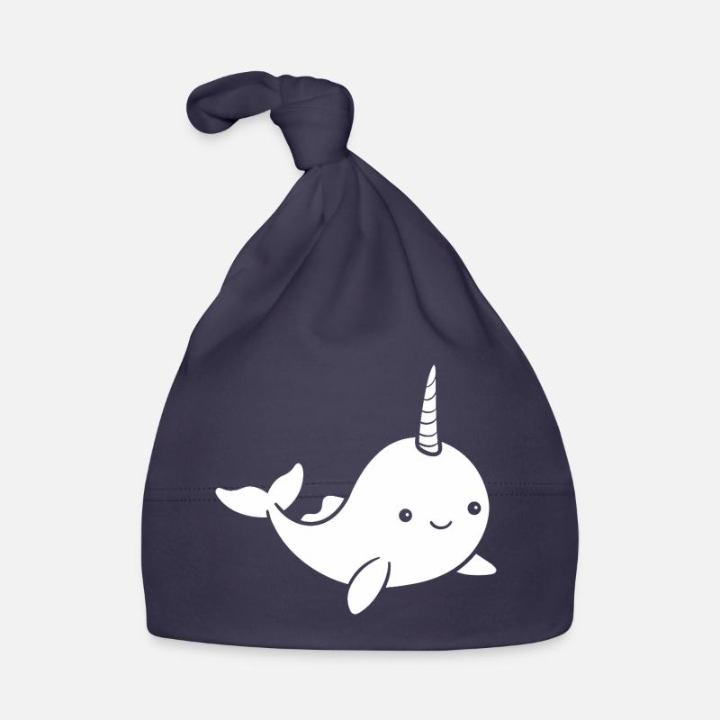 Narwal Baby Bio-Mütze