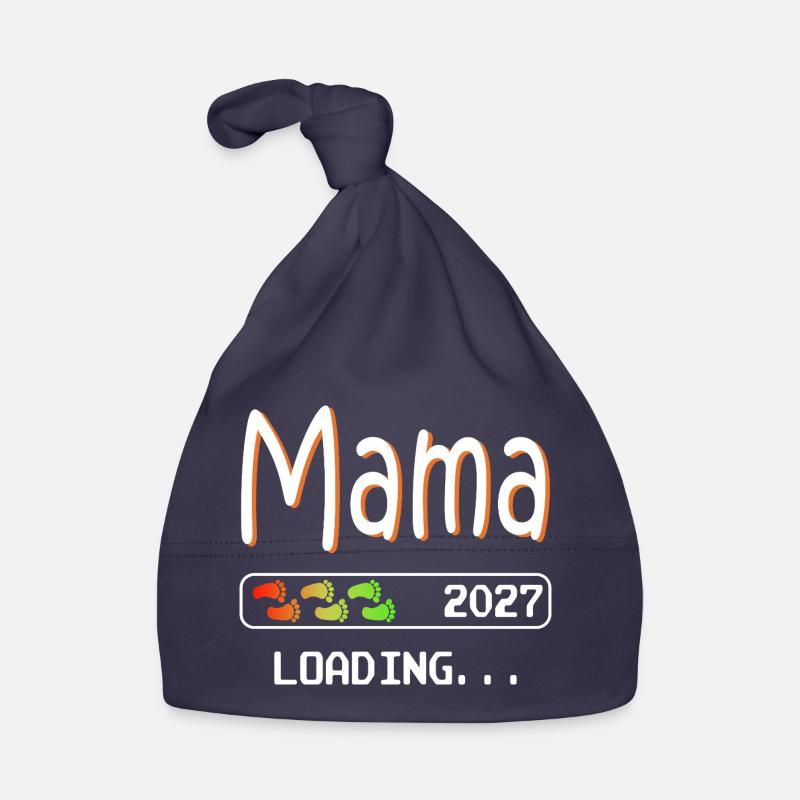 Maman 2027 chargeant grossesse de future mère Bonnet bio Bébé