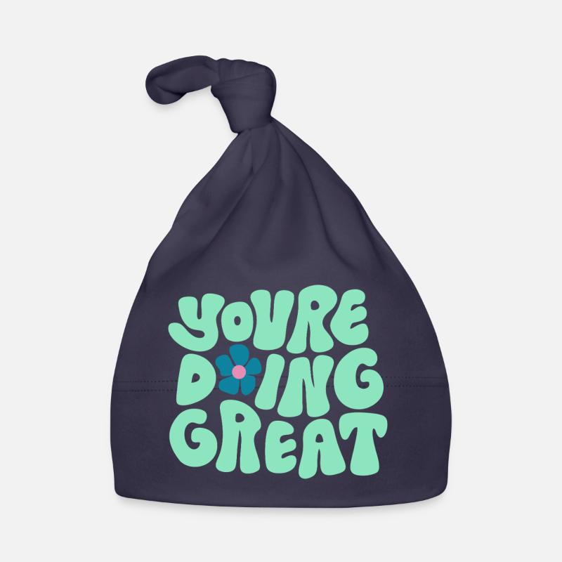 Tu fais une excellente typographie audacieuse et un design positif Bonnet bio Bébé