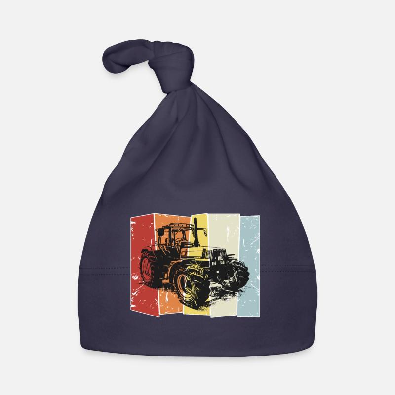 Tractor Deutz retro style Organic Baby Cap