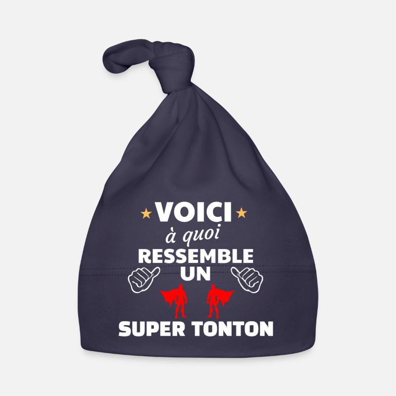 Super héros à thème de super tonton Bonnet bio Bébé