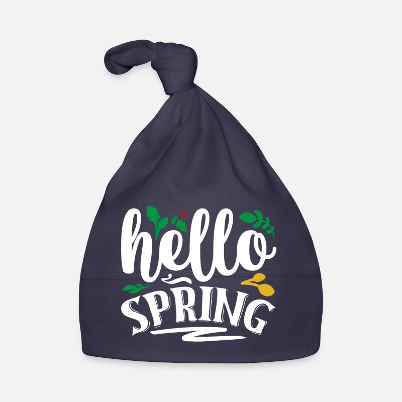 Hello Spring Organic Baby Cap