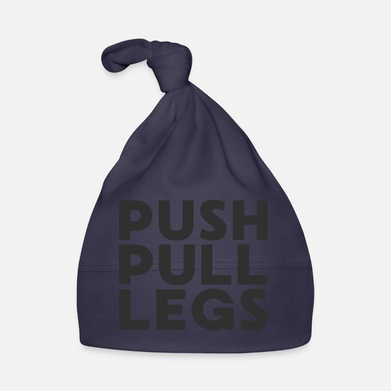 Push Pull Beine Repeat Trainingssplit Baby Bio-Mütze