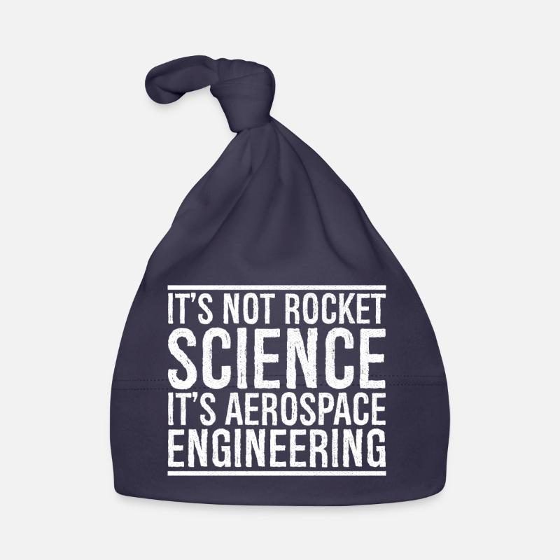 it's not rocket science it s aerospace engineering Organic Baby Cap