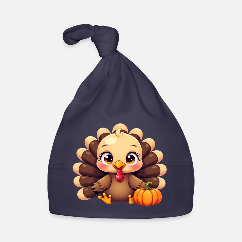 Bébé dinde de Thanksgiving Bonnet bio Bébé