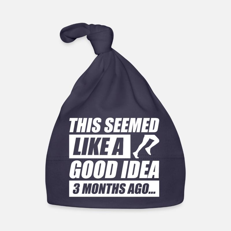 Comme une bonne idée drôle course à pied coureur Bonnet bio Bébé