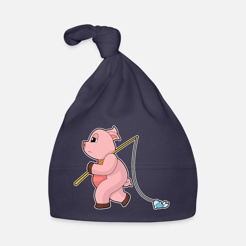 Pêche au poisson pêcheur cochon Bonnet bio Bébé