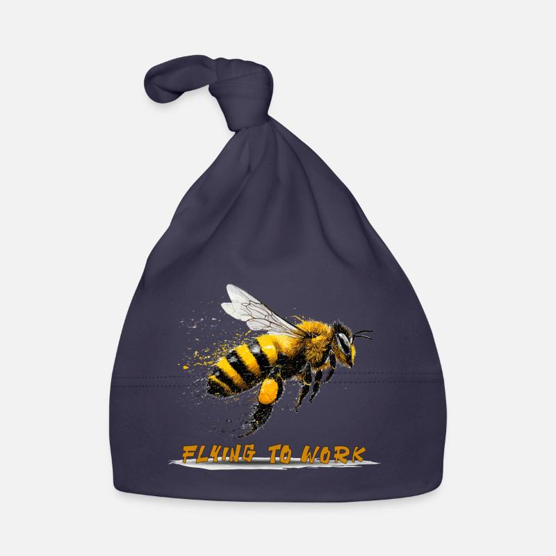 Honey Honey Bee Bee Beekeeper Organic Baby Cap