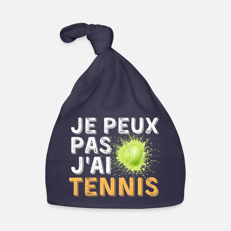 Graphic Original I Can't I Tennis Baby Bio-Mütze