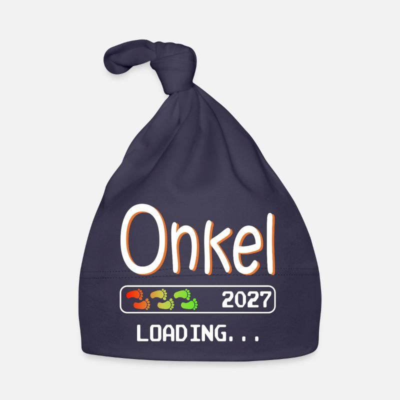 Uncle-to-be 2027 loading I'm going to be uncle Organic Baby Cap