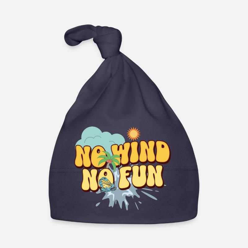 Pas de vent, pas de plaisir Bonnet bio Bébé