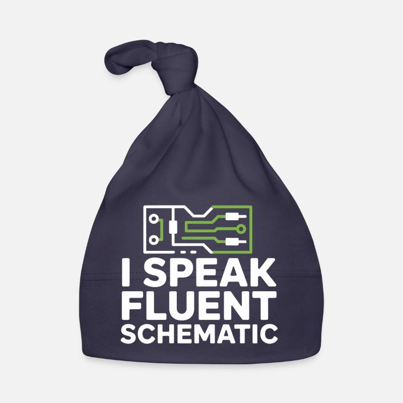 I speak fluent circuit diagram technology Organic Baby Cap
