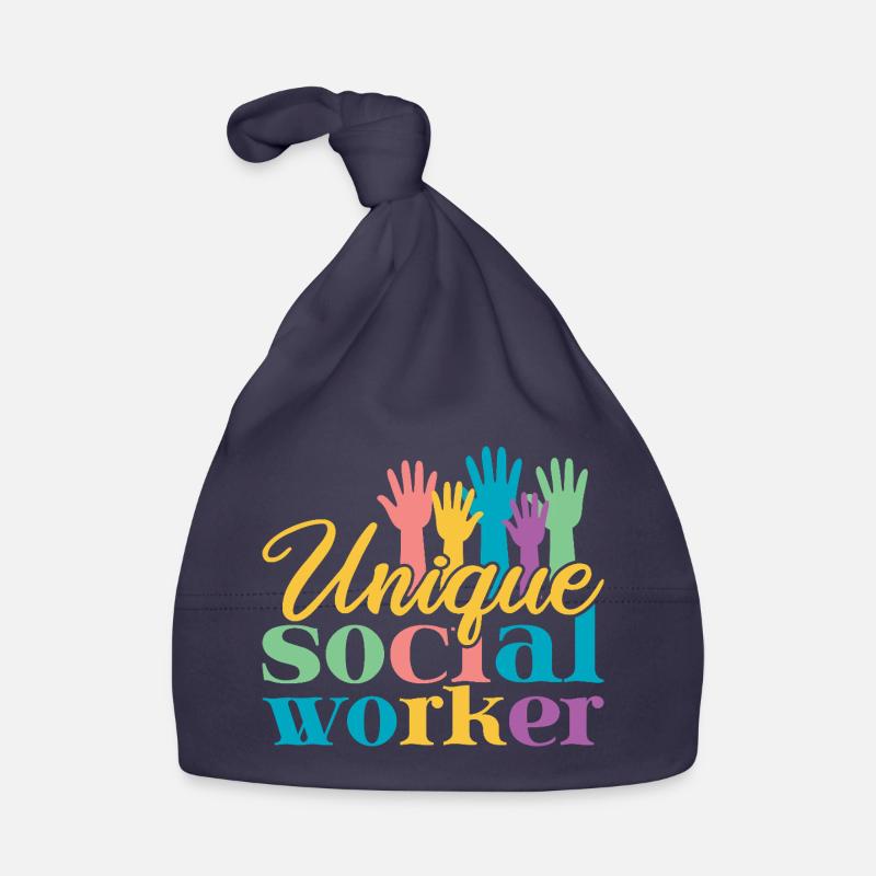 Citation d’assistant social : Unique Social Work Bonnet bio Bébé
