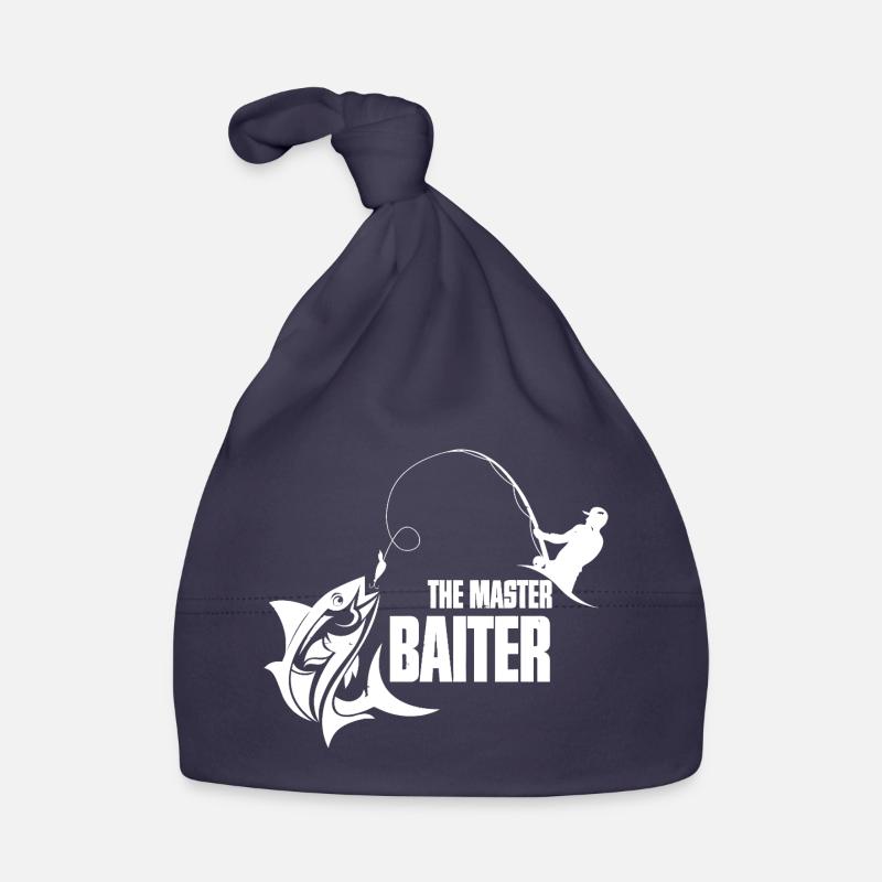 Angler Master Bait Theme Organic Baby Cap