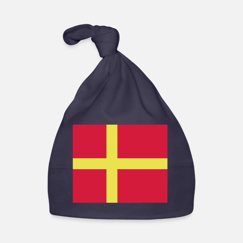 Drapeau de Skane Bonnet bio Bébé