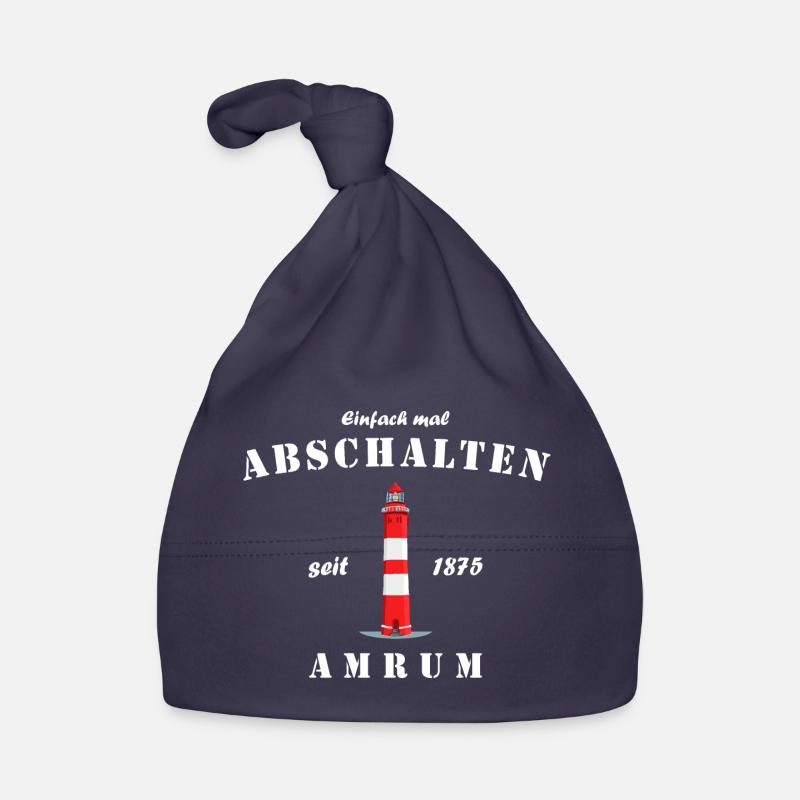 Leuchtturm auf Amrum, Einfach mal Durchatmen Baby Bio-Mütze