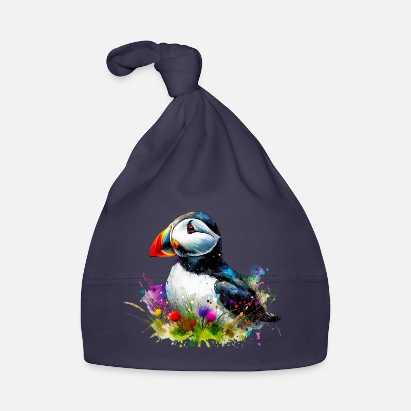 Papageitaucher Baby Bio-Mütze