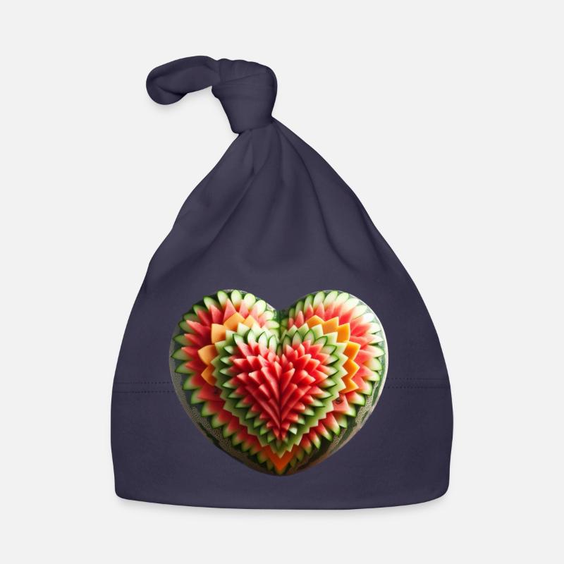 A melon heart Organic Baby Cap