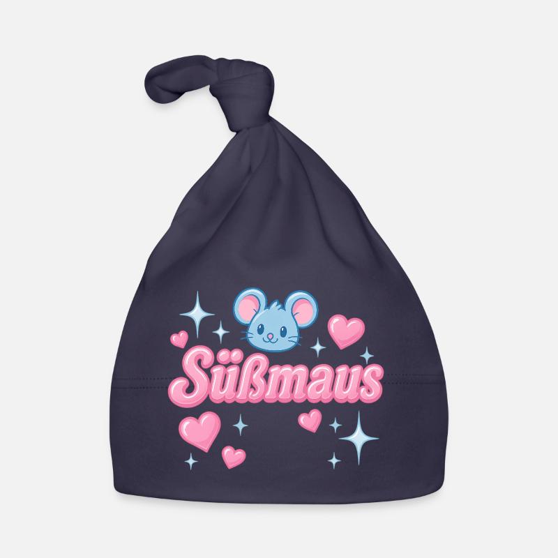 Sweet Mouse - design de déclaration y2K Bonnet bio Bébé