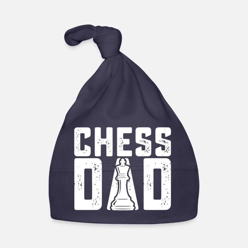 Chess Dad Design Chess Father Bonnet bio Bébé