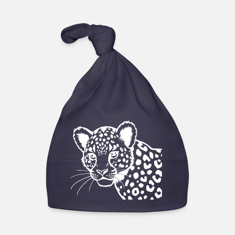 Leopard Organic Baby Cap