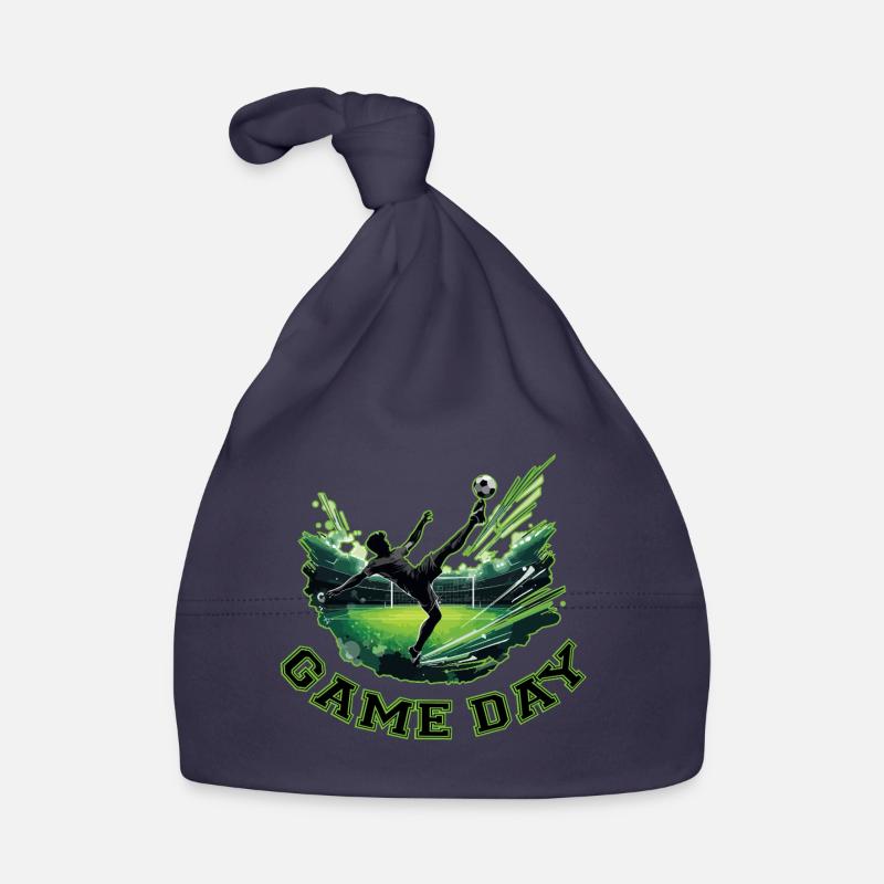 Game Day Soccer: Dynamic Save Organic Baby Cap