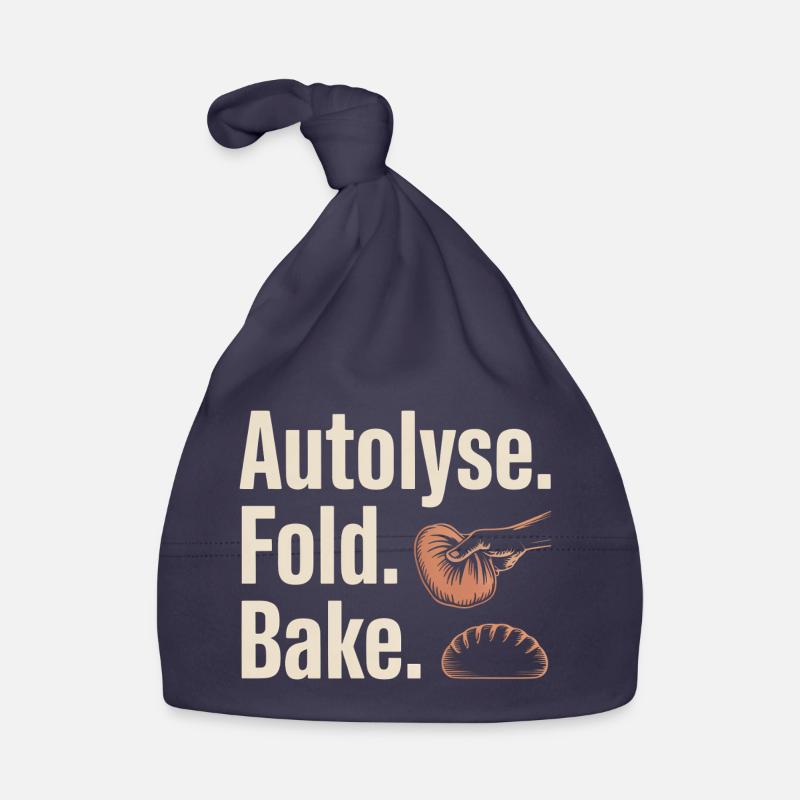 Autolyse Fold Bake Bread Art Organic Baby Cap