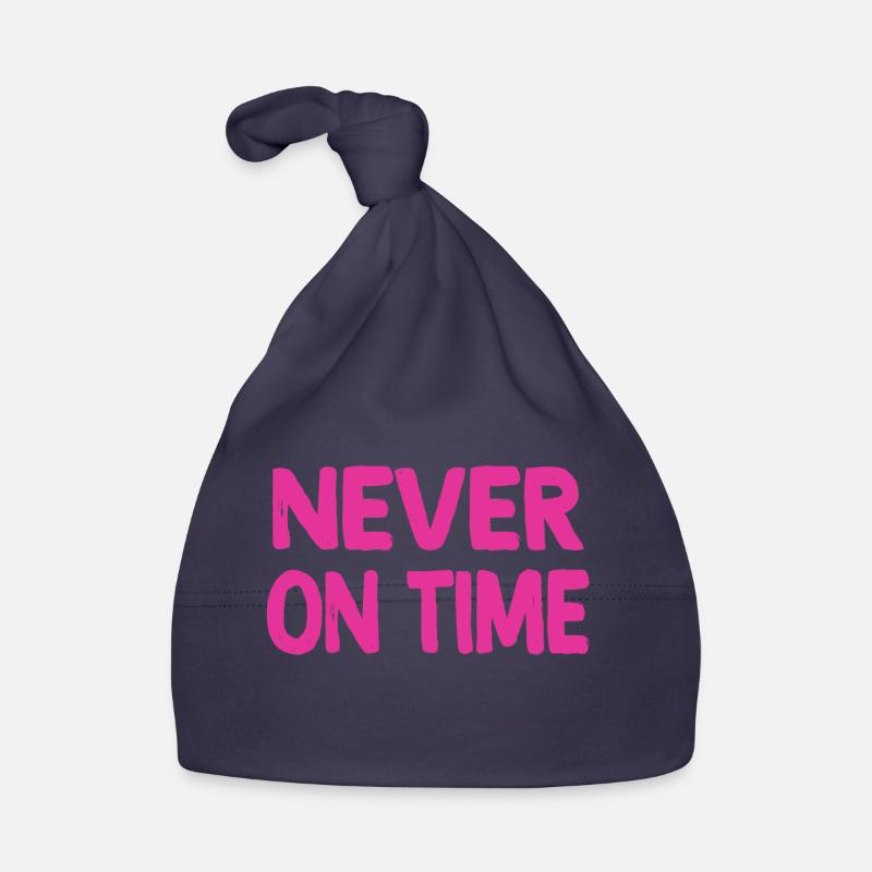 Never on time Organic Baby Cap