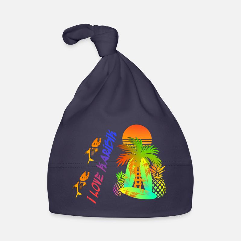 Amour des Caraïbes Bonnet bio Bébé