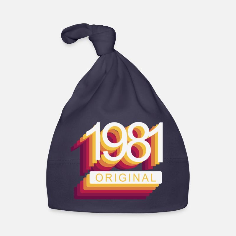 Né en 1981 Bonnet bio Bébé