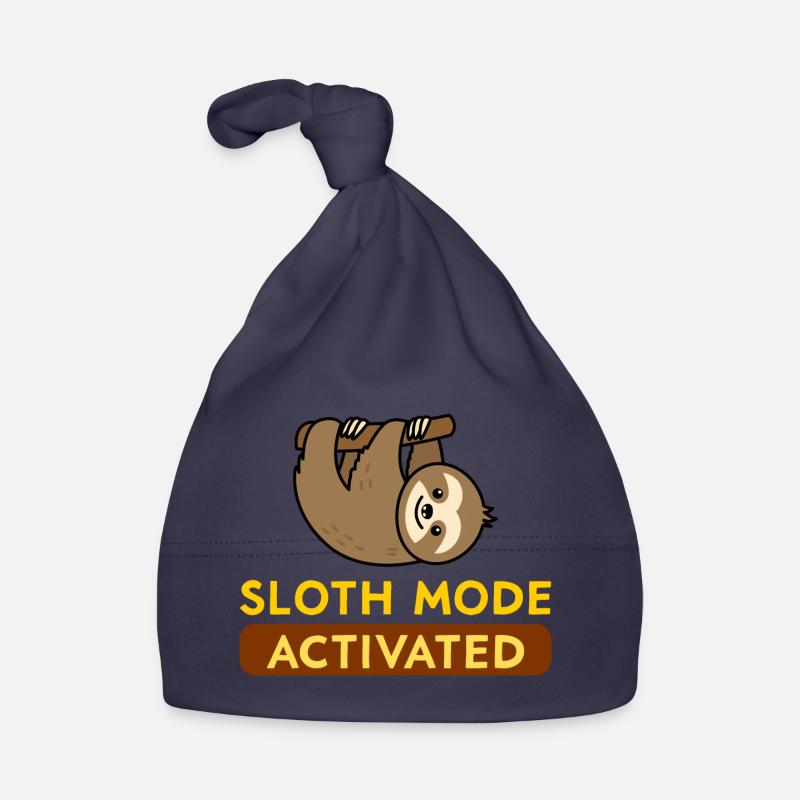 Sloth Mode Activated Bonnet bio Bébé