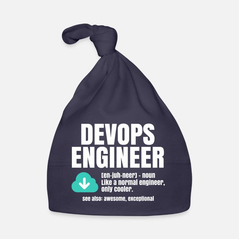 Devops-Ingenieur - Baby Bio-Mütze - Navy
