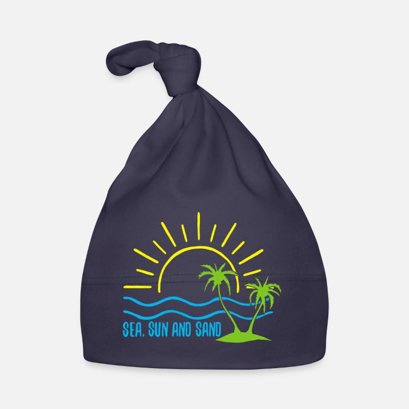 Mer, soleil et sable Bonnet bio Bébé