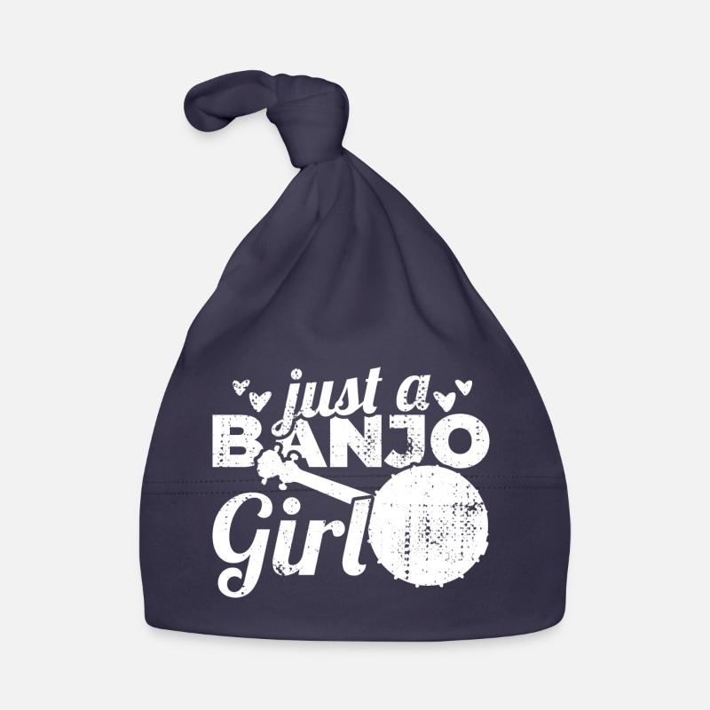 Nur ein Banjo Mädchen Baby Bio-Mütze