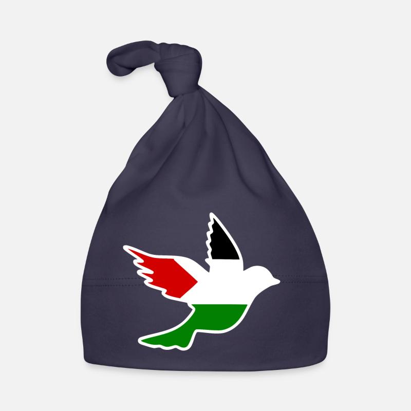 Free palestine Friedenstaube Baby Bio-Mütze
