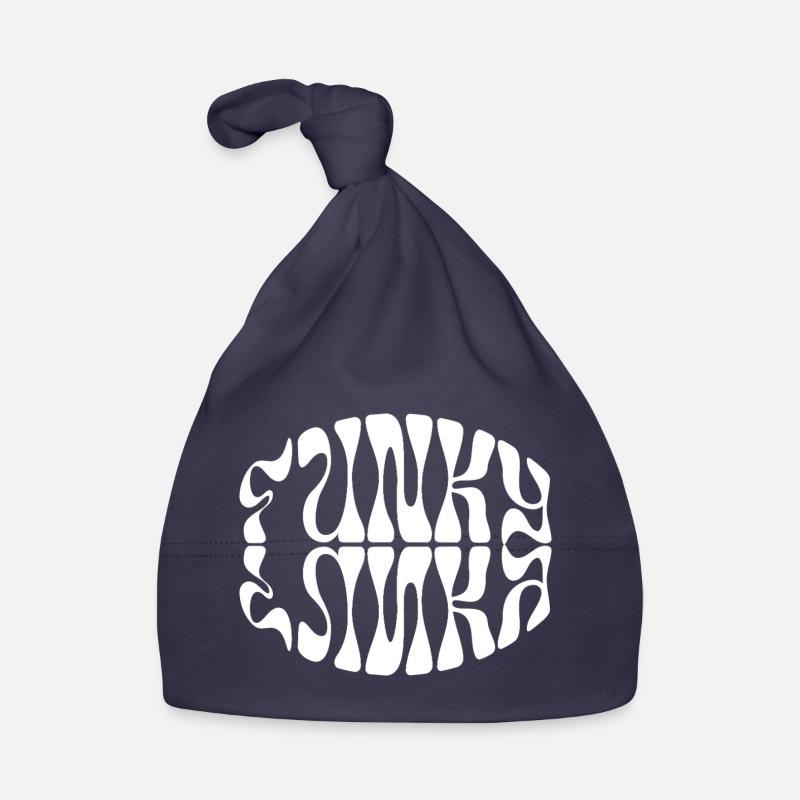 Funky music typographic design Organic Baby Cap