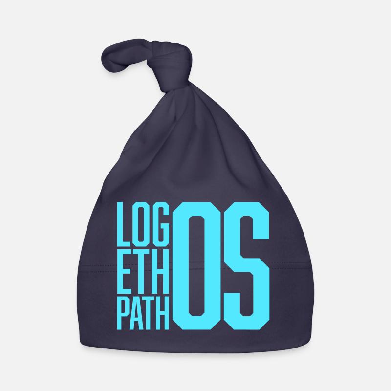 Logos Ethos Pathos Rhetoric Philosophy Student Organic Baby Cap