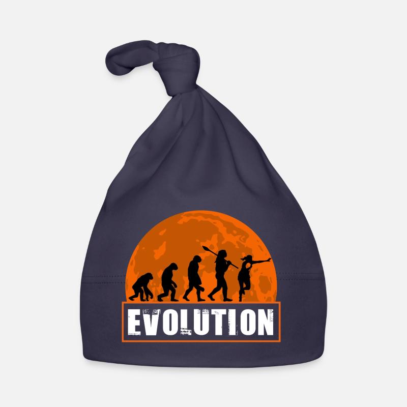 Evolution of Women's Rugby Player Silhouette Organic Baby Cap