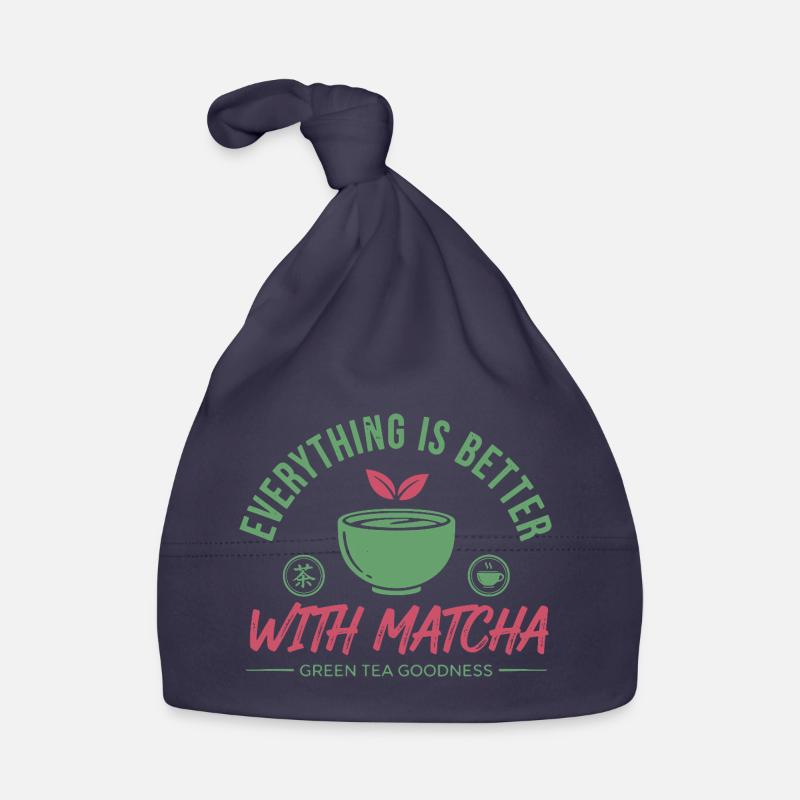 Everything Is Better With Matcha Green Tea Baby Bio-Mütze