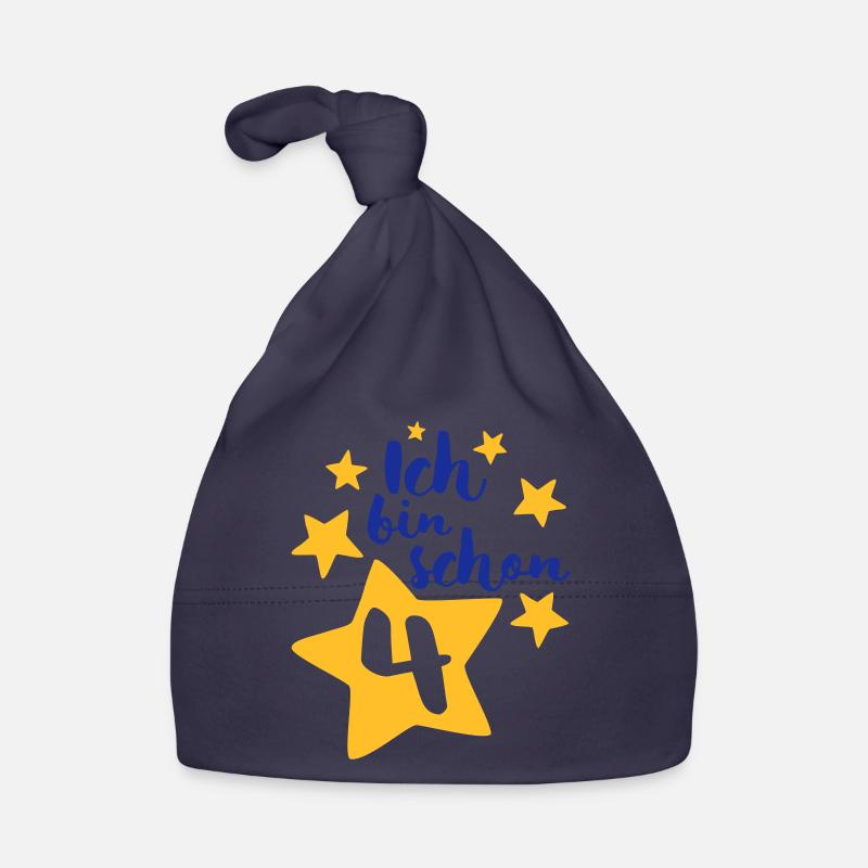 Ich bin schon Vier! Baby Bio-Mütze