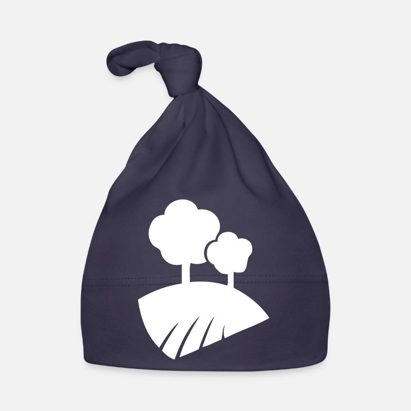 Landscape with trees Organic Baby Cap