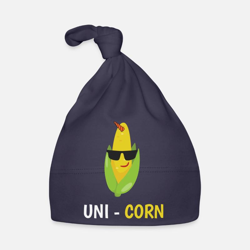Funny Sweet Corn Uni-Corn Maiz Gift Idea Organic Baby Cap