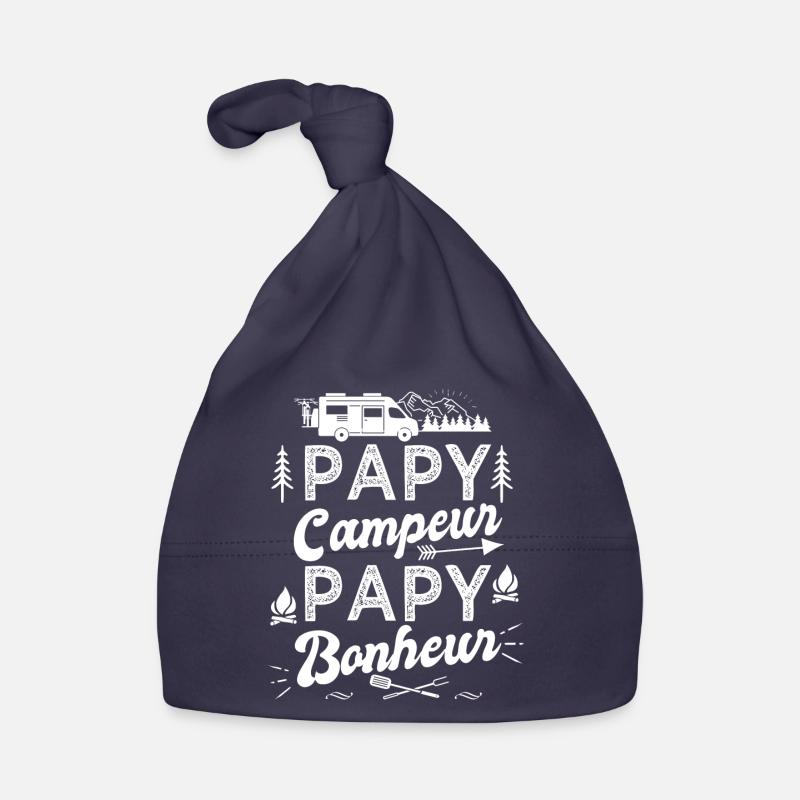Papy camping car papy bonheur camper Bonnet bio Bébé