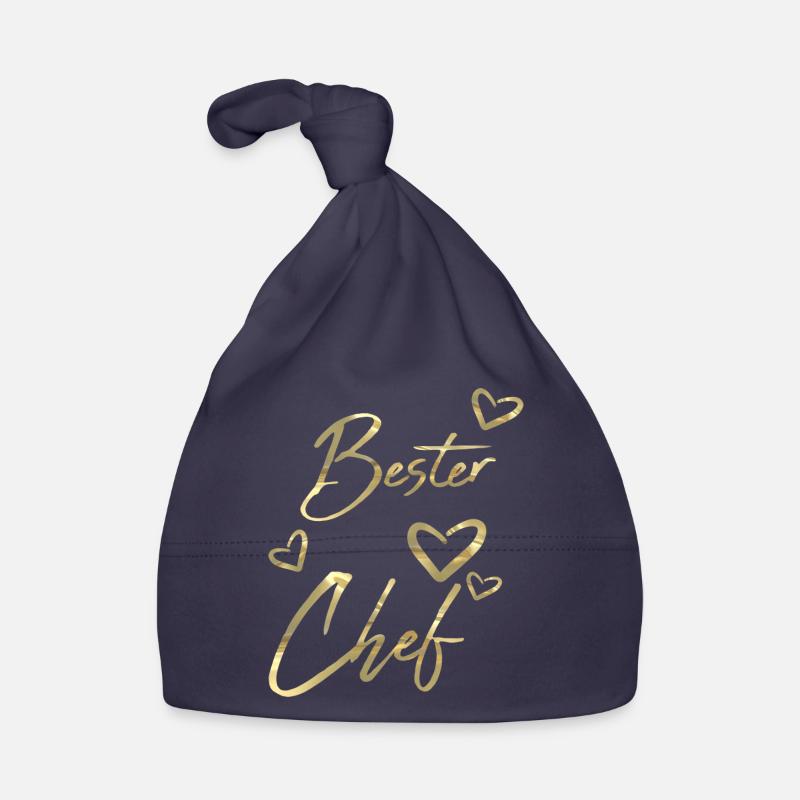 Meilleur chef - Bonnet bio Bébé - marine