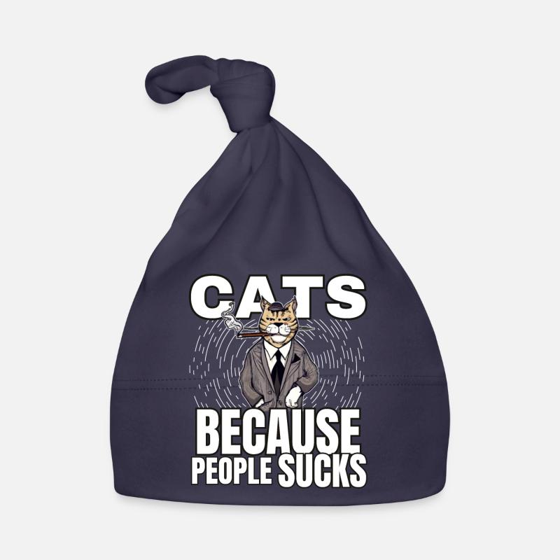 Katzen Katze Katzenshirt Katze Geschenkidee kitten Baby Bio-Mütze