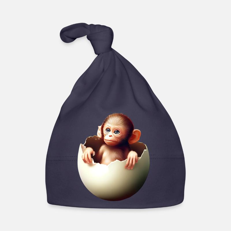 Monkey from the egg Organic Baby Cap
