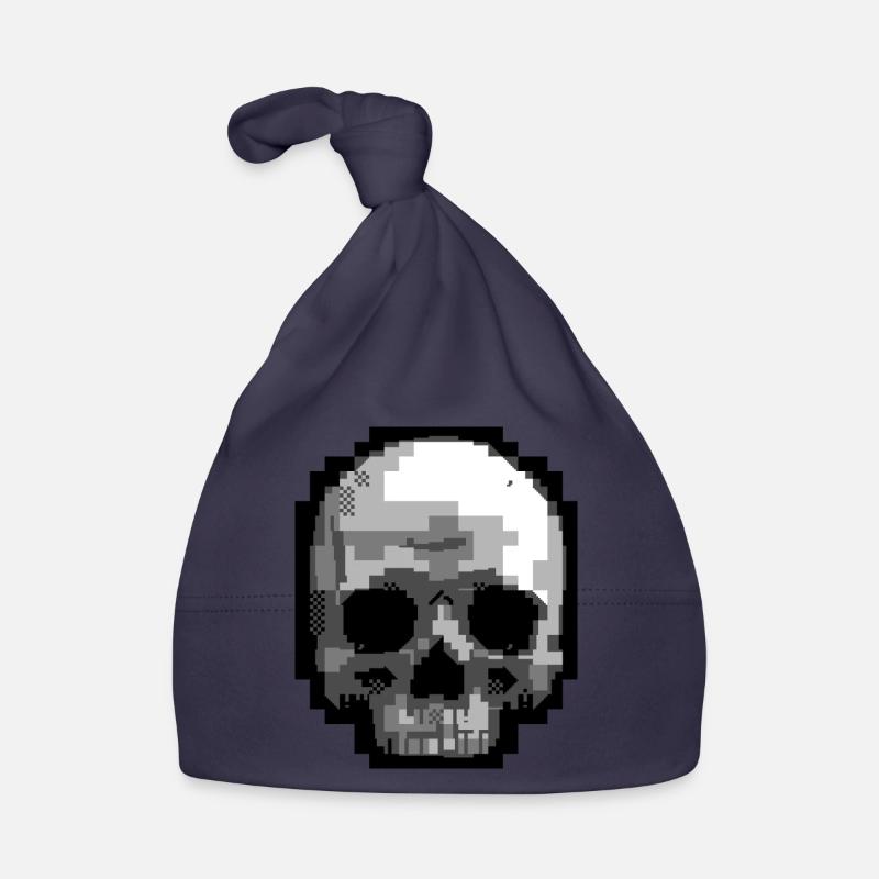 Crâne de PETSCII Bonnet bio Bébé